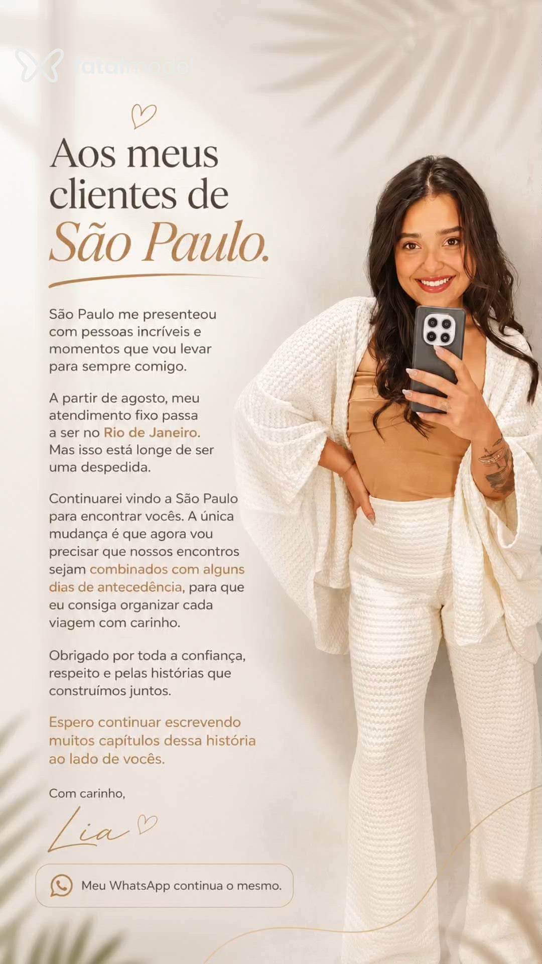 Acompanhante mulher com cabelo castanho de olhos castanhos em Barueri Acompanhante mulher com cabelo castanho de olhos castanhos em Barueri - Lia Dias