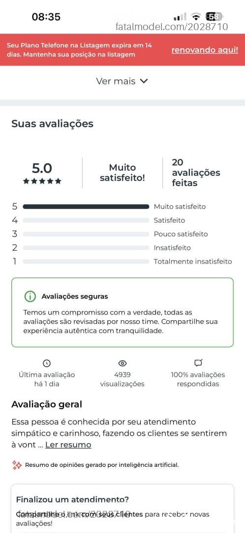 Acompanhante mulher morena (o) de olhos verdes em São José do Rio Preto - Elena Diaz