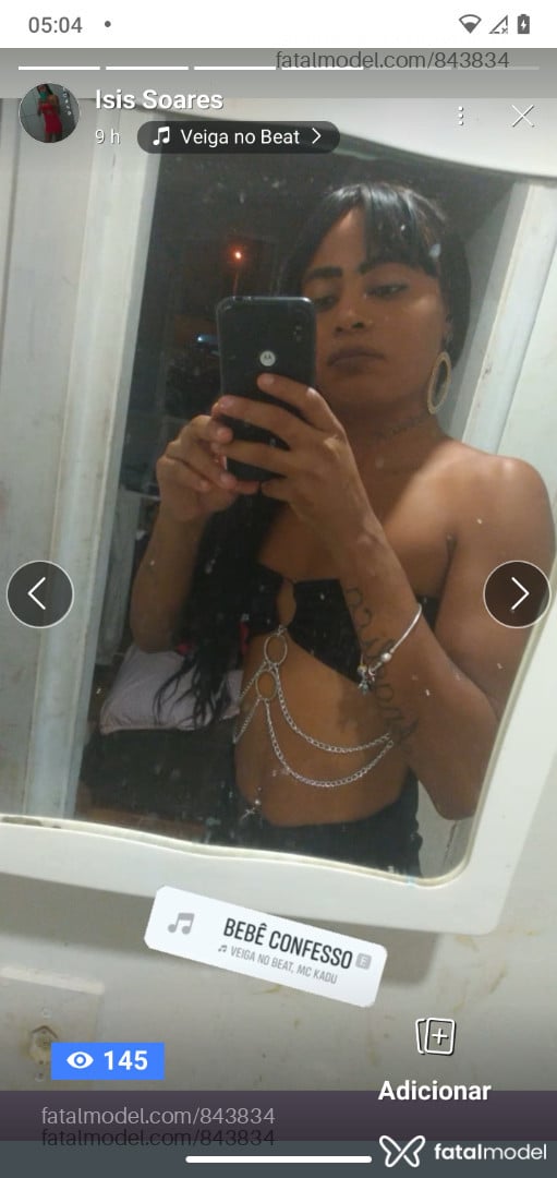 Acompanhante trans morena (o) de olhos castanhos - Isis Soares