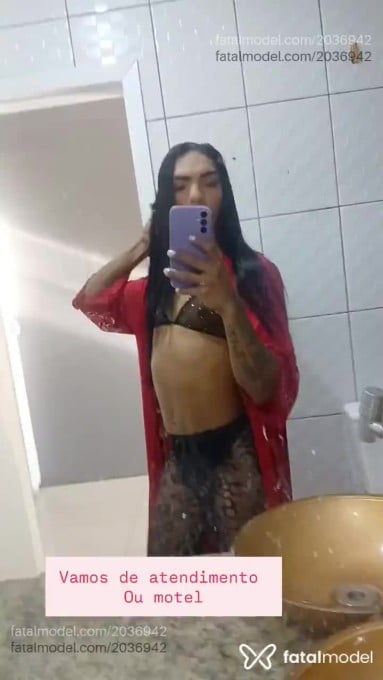 Acompanhante homem trans morena (o) de olhos pretos em Itajaí - Fernanda