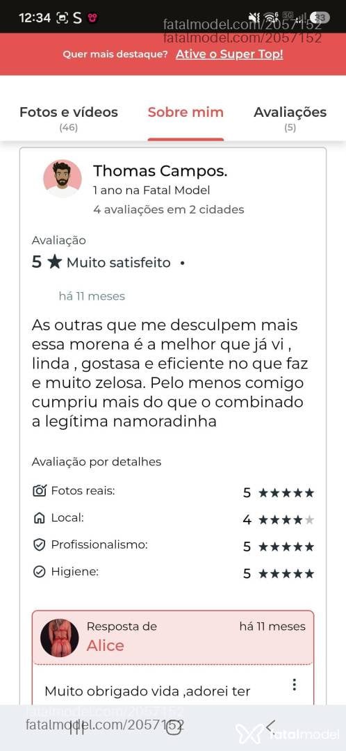 Acompanhante mulher loira (o) de olhos castanhos - Alice
