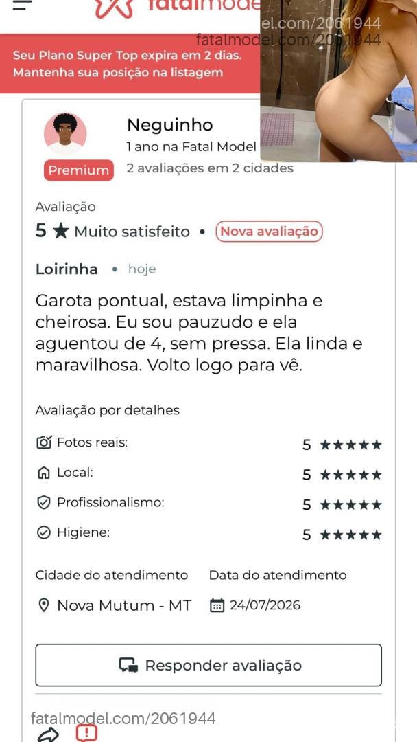 Acompanhante mulher loira (o) de olhos mel - Daniela