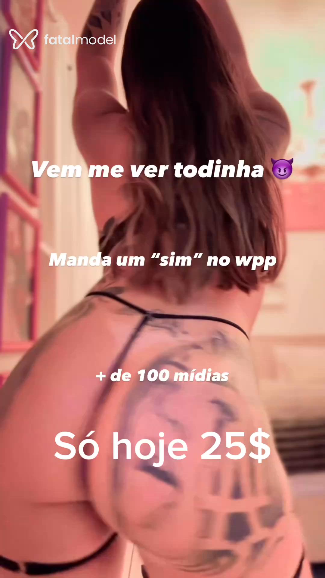 Acompanhante mulher trans com cabelo castanho de olhos castanhos - Gabriely Acompanhante mulher trans com cabelo castanho de olhos castanhos - Gabriely