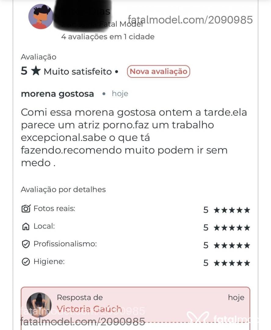 Acompanhante mulher morena (o) de olhos castanhos - Victoria Gaúch