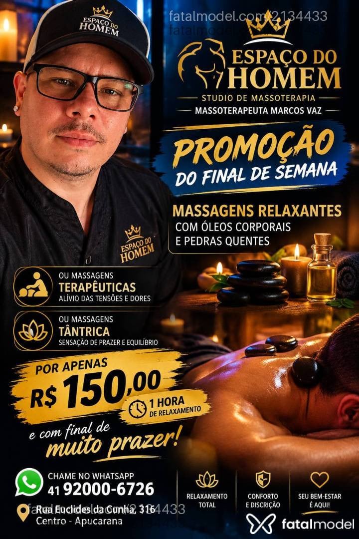 Acompanhante homem com cabelo castanho de olhos castanhos - Marcos
