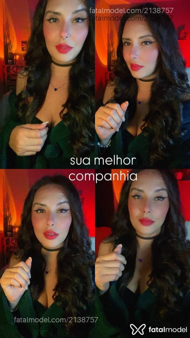 Acompanhante mulher com cabelo castanho de olhos castanhos em Virtual - Almalivre