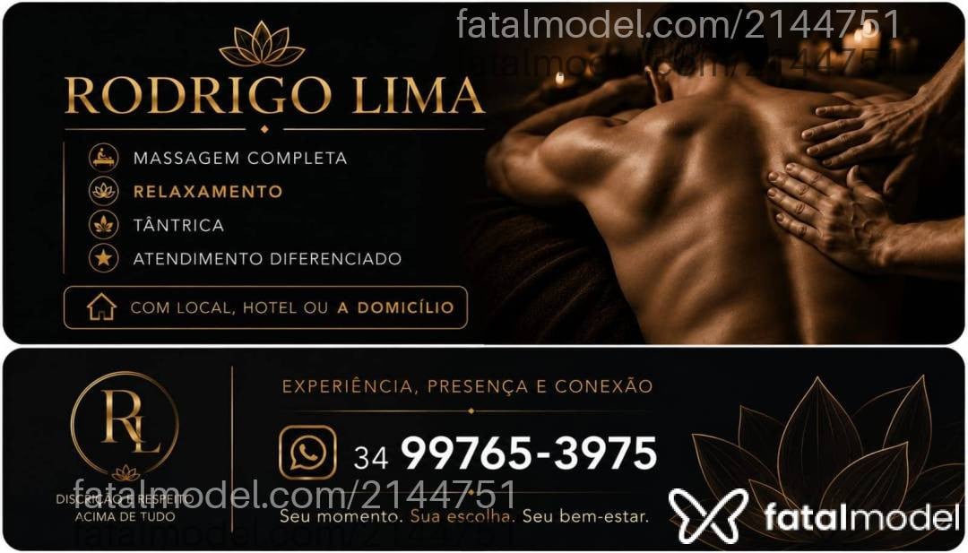 Acompanhante homem com cabelo castanho de olhos castanhos em Uberlândia - Rodrigo Lima