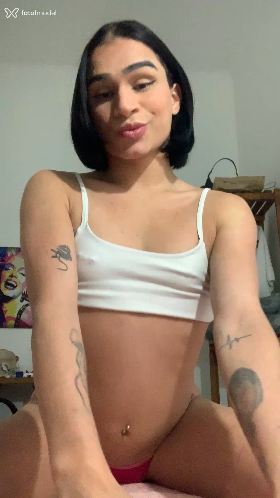 Acompanhante mulher trans morena (o) de olhos mel em São Paulo - Stella Belline