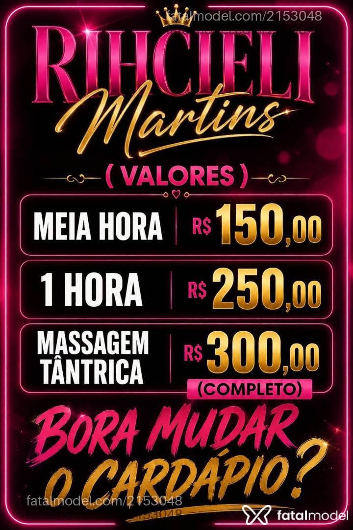 Acompanhante mulher trans morena (o) de olhos castanhos - Rihcieli Martins