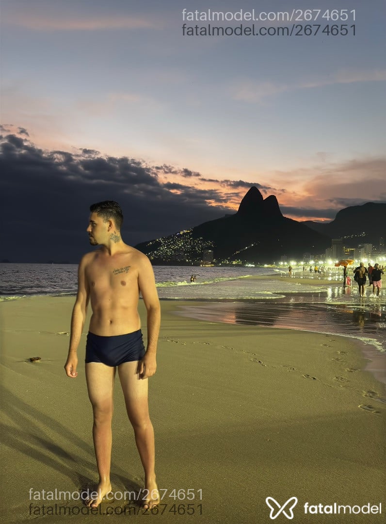 Acompanhante homem com cabelo castanho de olhos castanhos em Campinas - Alan Gabriel