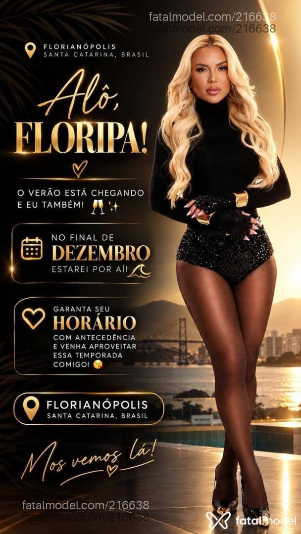 Acompanhante mulher trans loira (o) de olhos castanhos - Ariela Brandão