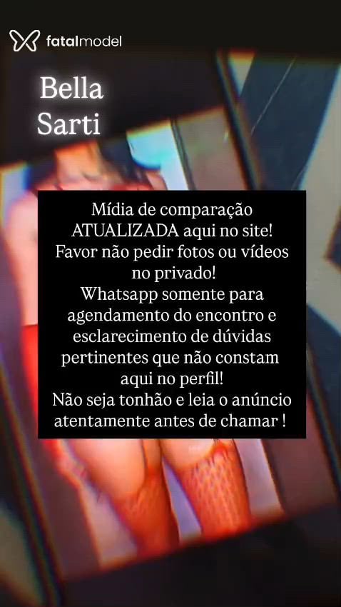 Acompanhante mulher morena (o) de olhos castanhos em Santa Maria - Bella Sarti