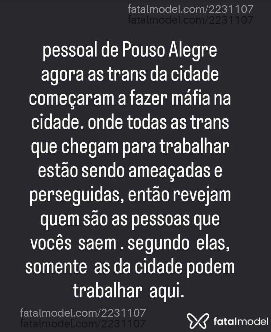 Acompanhante mulher trans ruiva (o) de olhos castanhos em Pouso Alegre - Vanessa