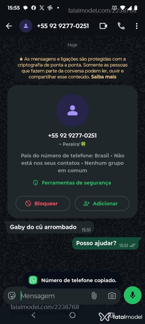 Acompanhante mulher morena (o) de olhos pretos - Gaby
