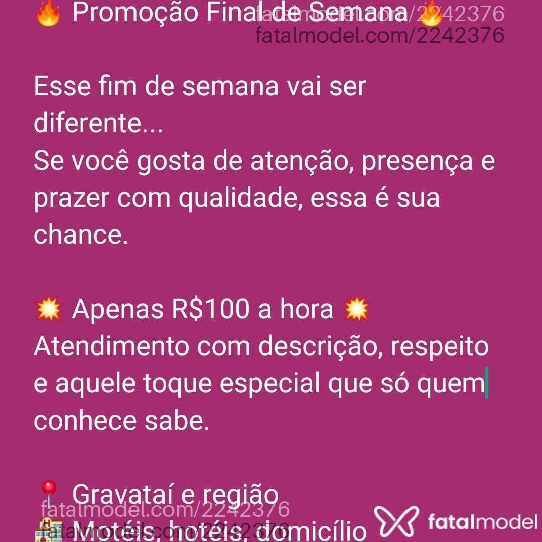 Acompanhante homem morena (o) de olhos castanhos em Gravataí - Luann