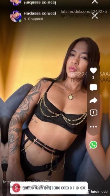 Acompanhante mulher com cabelo castanho de olhos castanhos em Chapecó Acompanhante mulher com cabelo castanho de olhos castanhos em Chapecó - Hadassa colucci