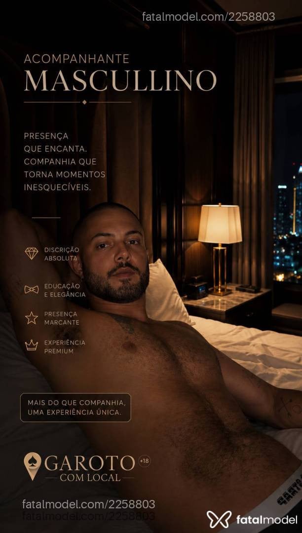 Acompanhante homem morena (o) de olhos castanhos em Goiânia - Felipe Salles