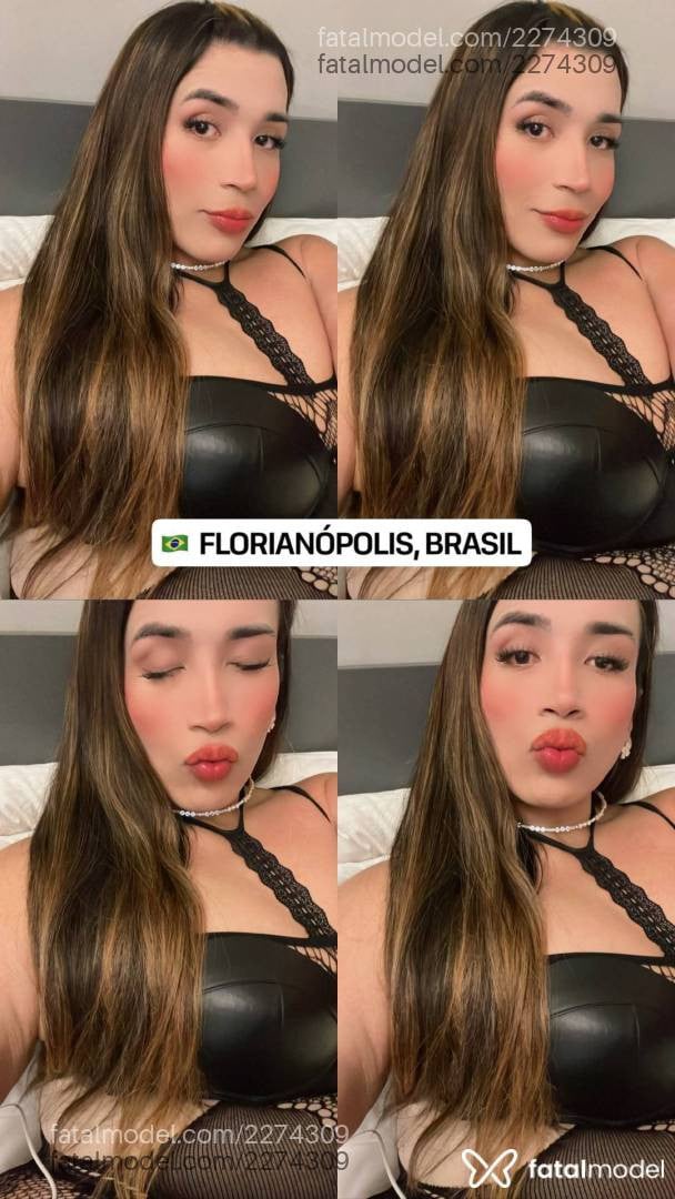 Acompanhante mulher trans morena (o) de olhos pretos em Florianópolis Acompanhante mulher trans morena (o) de olhos pretos em Florianópolis - Catharina Plussize