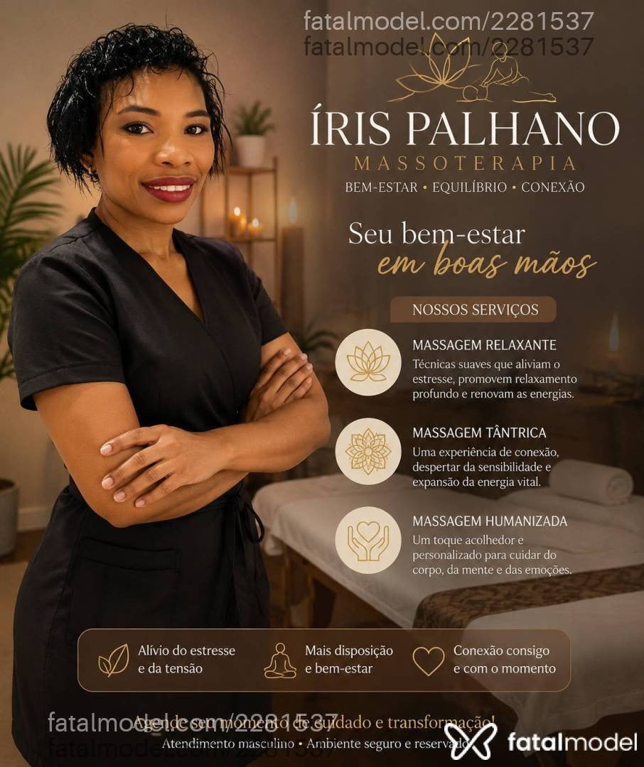 Acompanhante mulher morena (o) de olhos pretos em Palmas - Iris Palhano