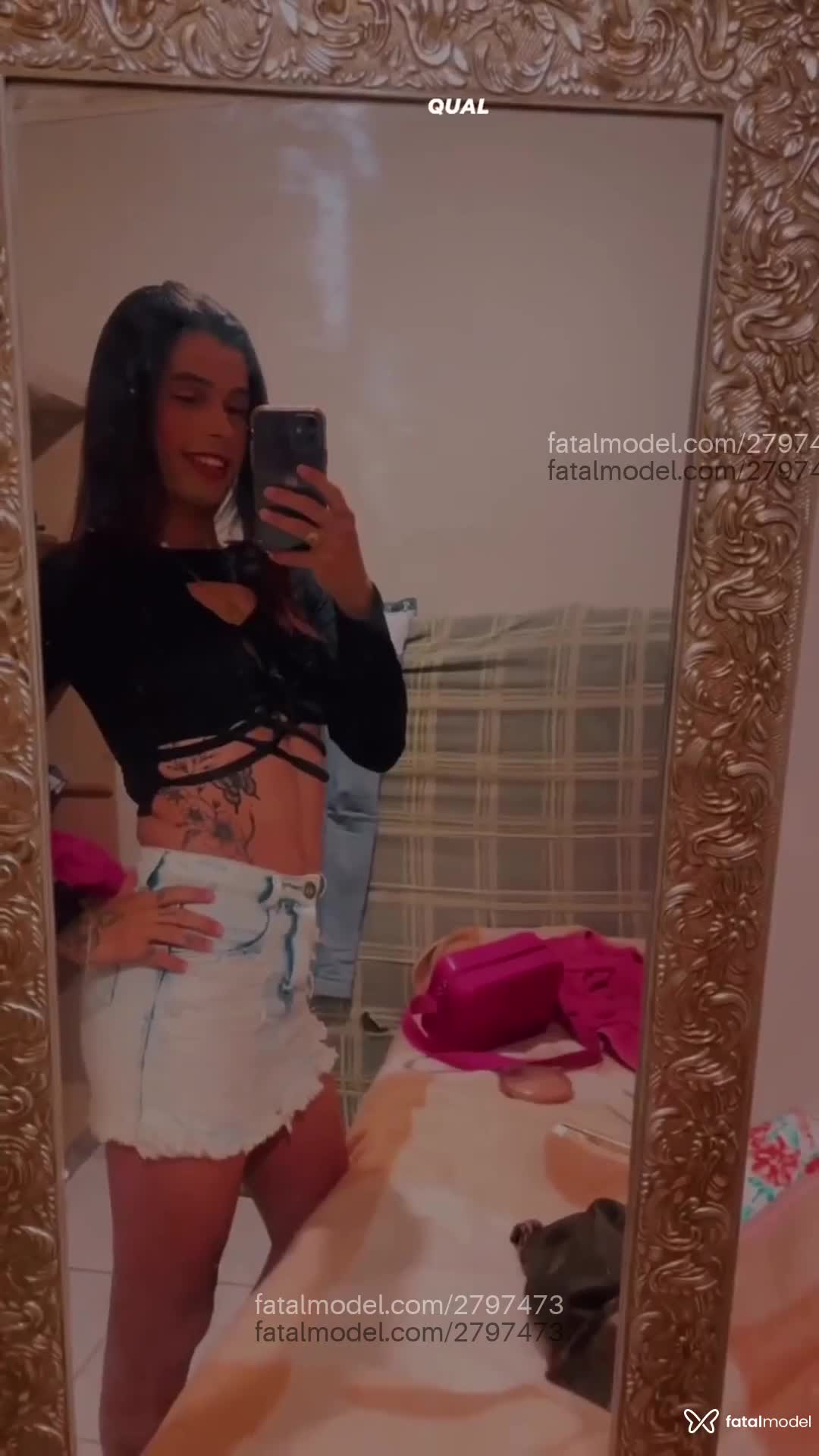 Acompanhante mulher trans morena (o) de olhos castanhos em Jaraguá do Sul - Gabrieli