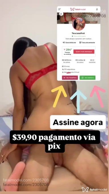 Acompanhante mulher morena (o) de olhos castanhos em Virtual - Teucasalhot