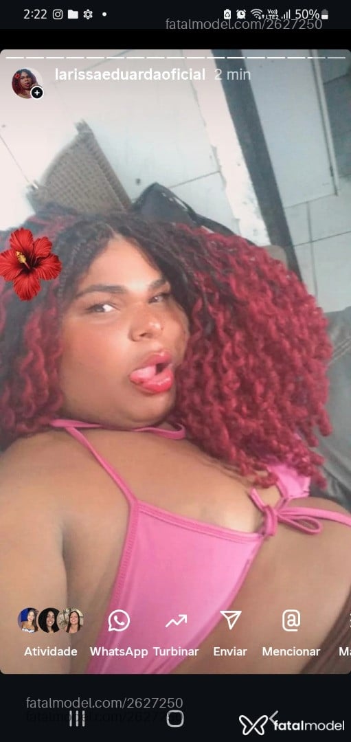 Acompanhante mulher trans morena (o) de olhos castanhos em Itaguaí - Larissa Eduarda