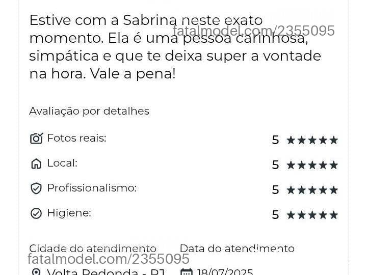 Acompanhante mulher morena (o) de olhos pretos - Sabrina Silva