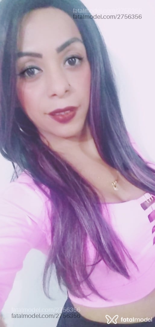 Acompanhante mulher trans com cabelo castanho de olhos castanhos em Santa Rosa - Gaby