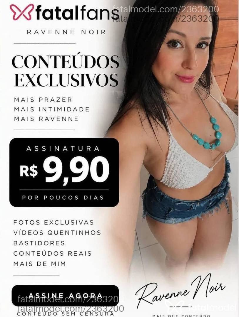 Acompanhante mulher morena (o) de olhos castanhos - Ravenne Noir