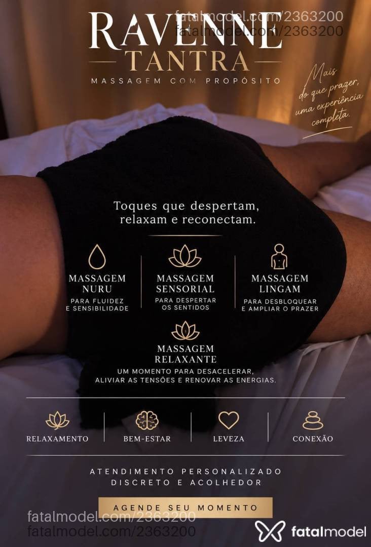 Acompanhante mulher morena (o) de olhos castanhos - Ravenne Noir