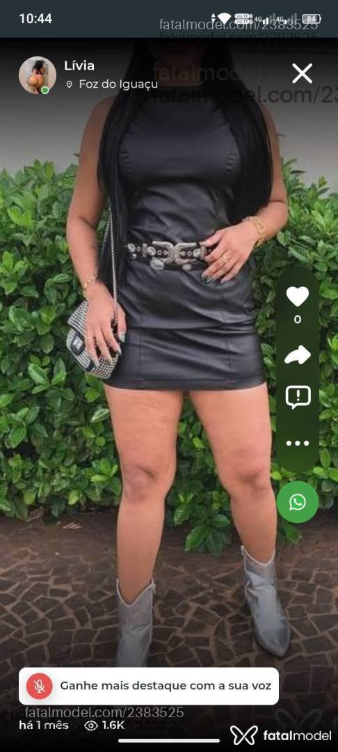 Acompanhante mulher morena (o) de olhos verdes - Lívia Acompanhante mulher morena (o) de olhos verdes - Lívia