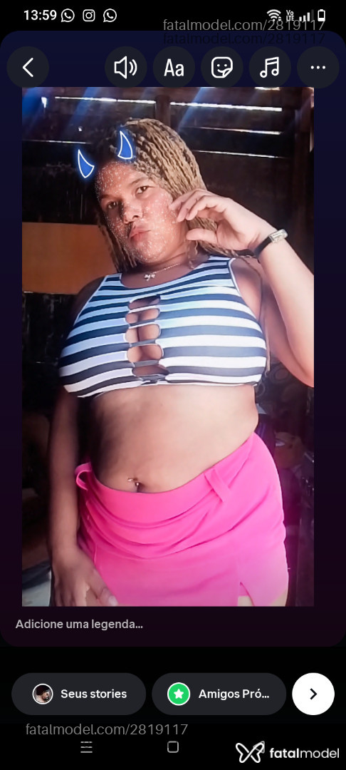 Acompanhante mulher morena (o) de olhos pretos em Virtual Acompanhante mulher morena (o) de olhos pretos em Virtual - Gabrielly