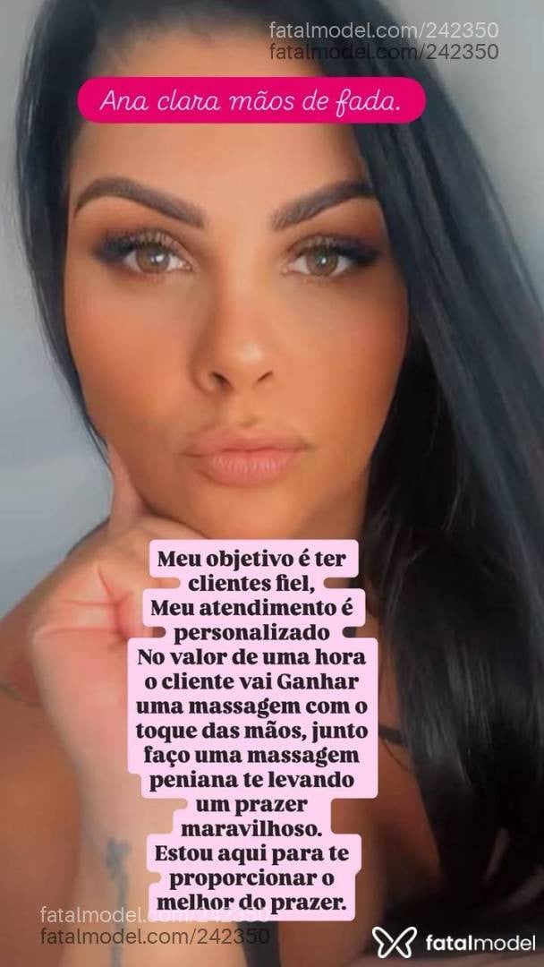Acompanhante mulher morena (o) de olhos castanhos - Ana clara Alves