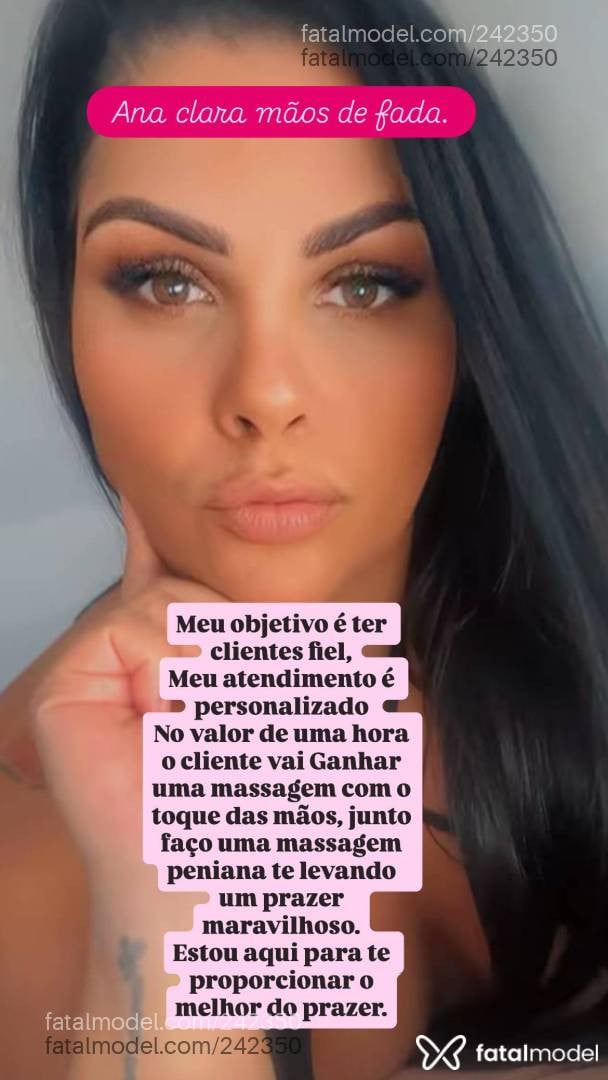 Acompanhante mulher morena (o) de olhos castanhos - Ana clara Alves