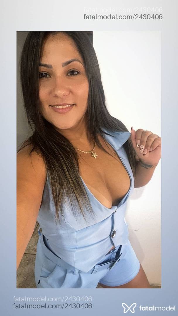 Acompanhante mulher com cabelo castanho de olhos pretos - Fernanda