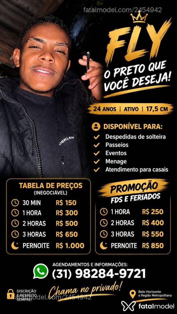 Acompanhante homem morena (o) de olhos castanhos - Filipe Blck