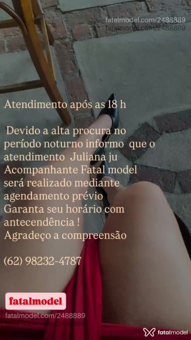 Acompanhante mulher morena (o) de olhos pretos em Goiânia - Juliana Ju