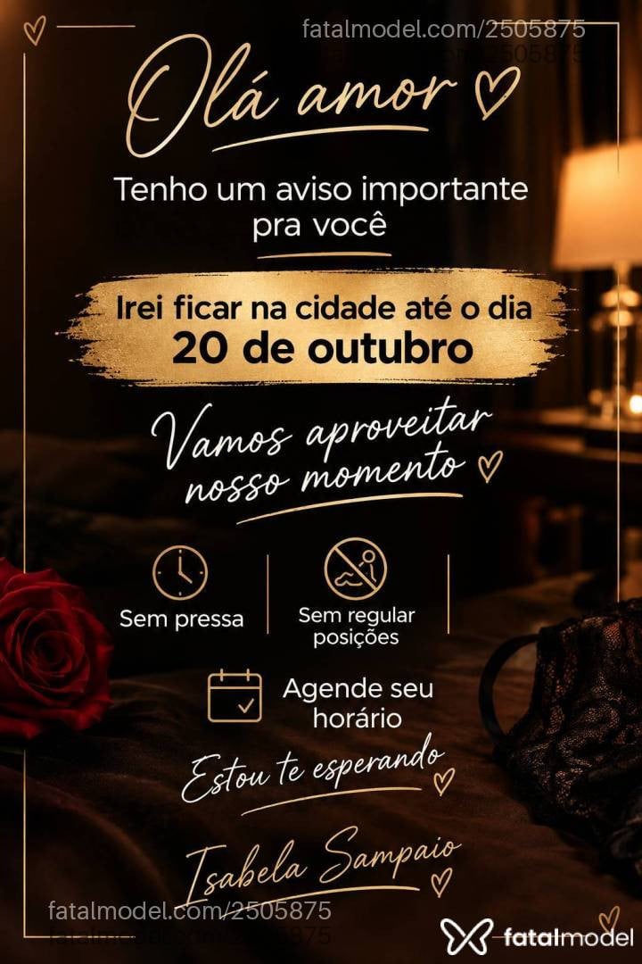Acompanhante mulher com cabelo castanho de olhos castanhos - Isabela Sampaio