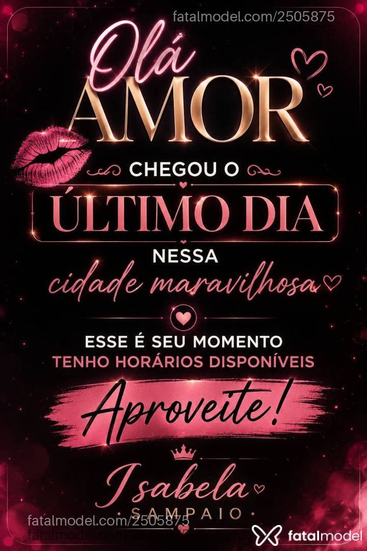 Acompanhante mulher com cabelo castanho de olhos castanhos - Isabela Sampaio
