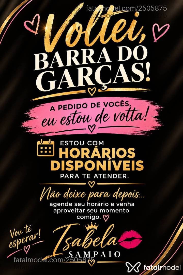 Acompanhante mulher com cabelo castanho de olhos castanhos - Isabela Sampaio