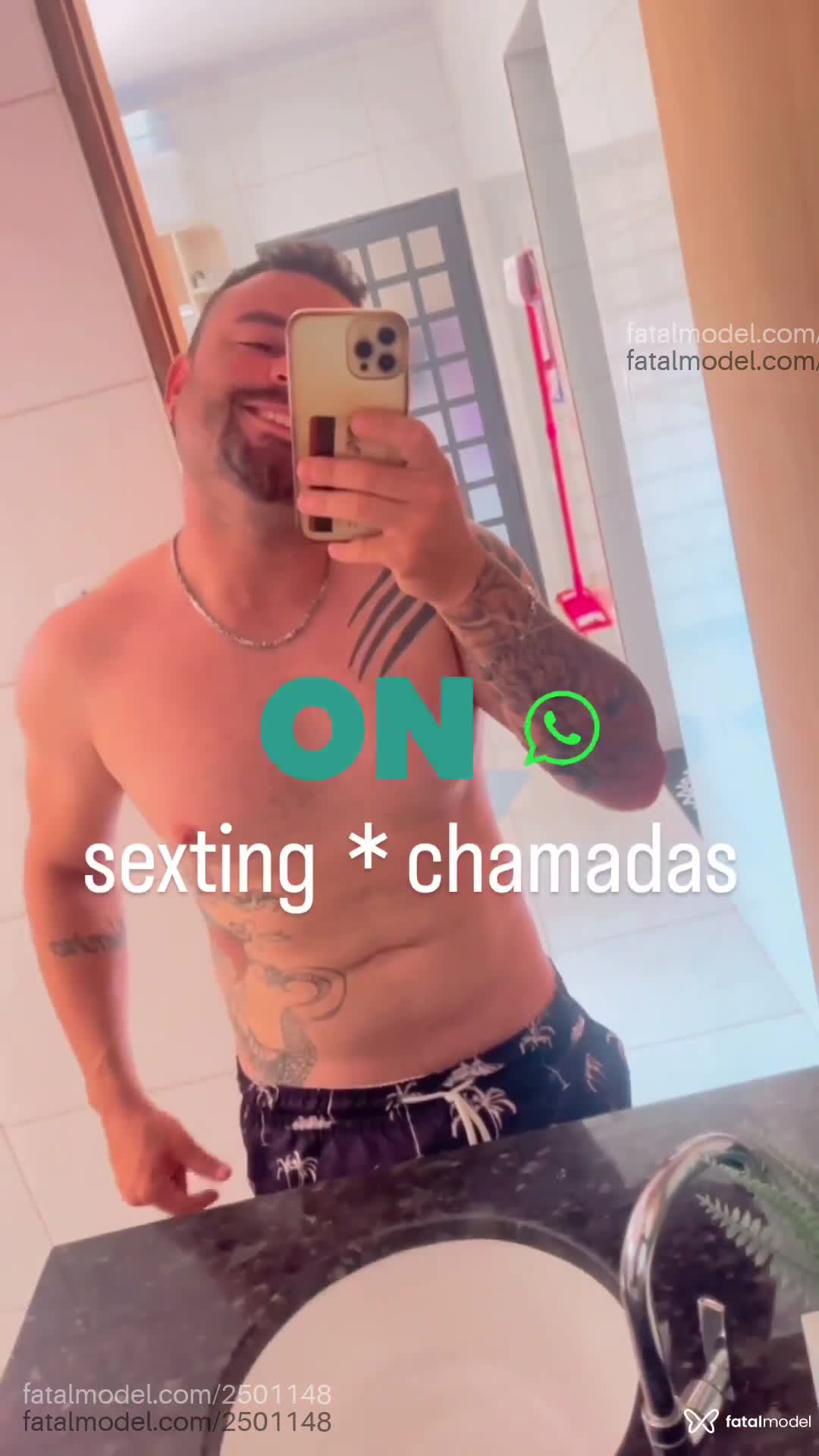 Acompanhante homem morena (o) de olhos castanhos em Virtual - Don Nadez