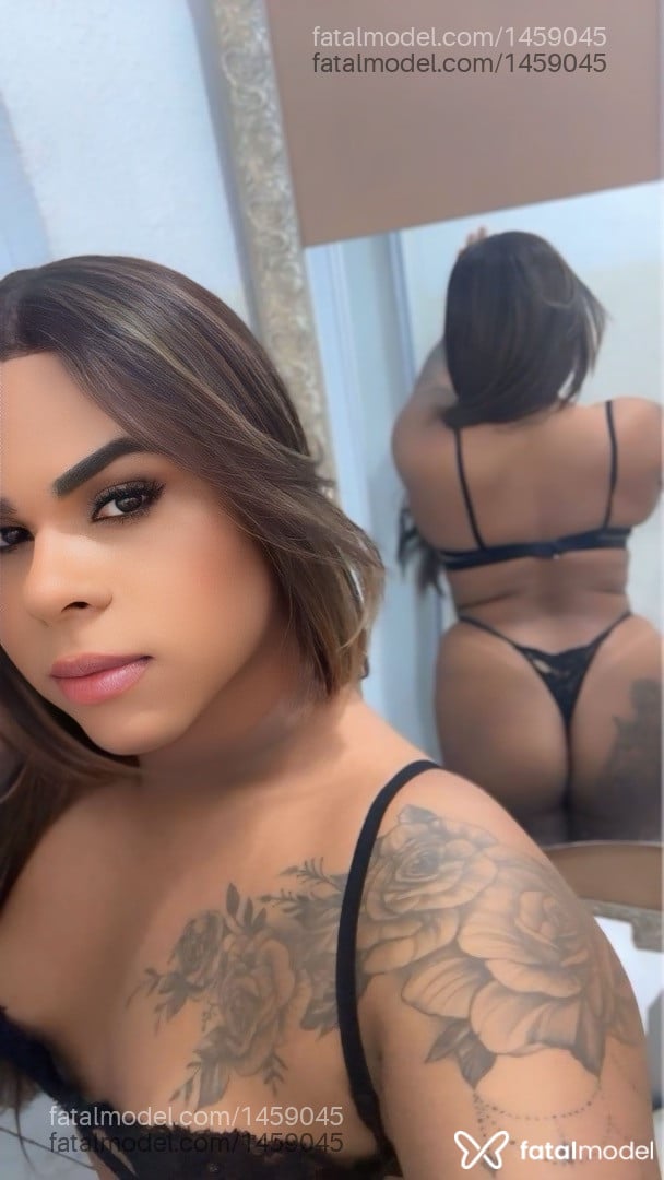 Acompanhante mulher trans com cabelo castanho de olhos pretos em Rondonópolis - Gabryela