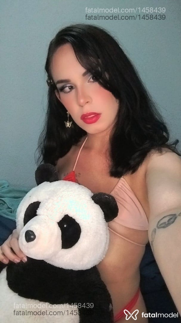 Acompanhante mulher trans com cabelo castanho de olhos castanhos em Porto Alegre - Gabyninfeta