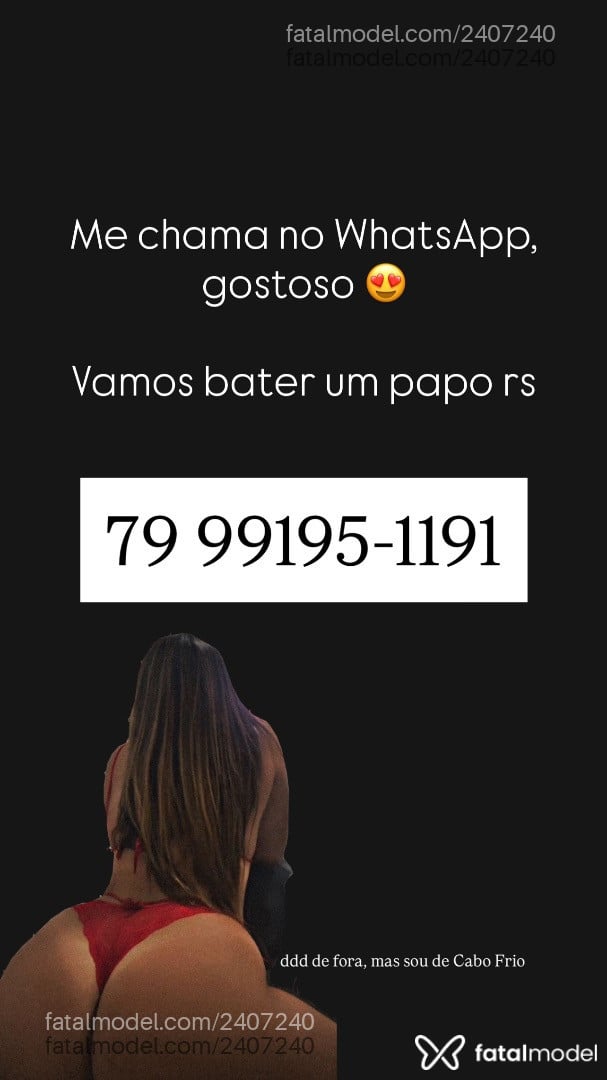 Acompanhante mulher com cabelo castanho de olhos castanhos em Cabo Frio Acompanhante mulher com cabelo castanho de olhos castanhos em Cabo Frio - Julia