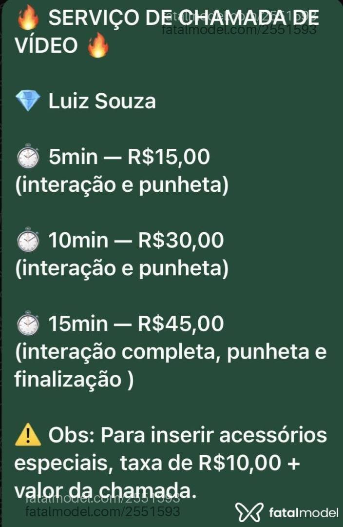 Acompanhante homem morena (o) de olhos castanhos em Virtual - Luiz Souza
