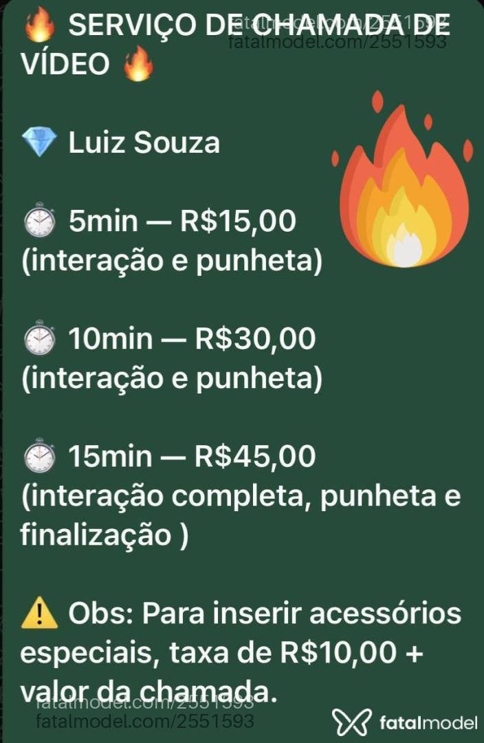 Acompanhante homem morena (o) de olhos castanhos em Virtual - Luiz Souza