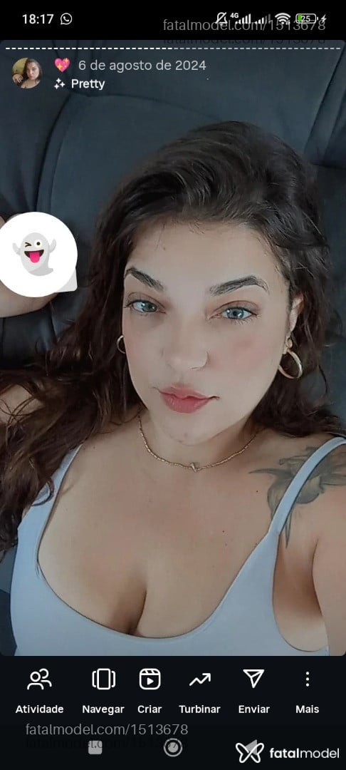 Acompanhante mulher com cabelo castanho de olhos verdes em Imbituba - Nanda Alves