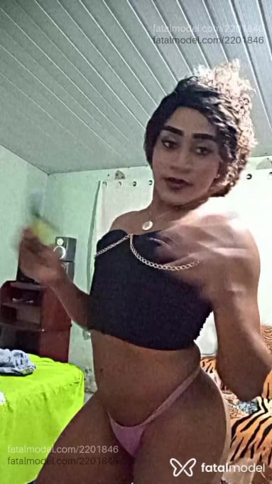 Acompanhante mulher trans morena (o) de olhos pretos em Trindade - Mirelly Silvah
