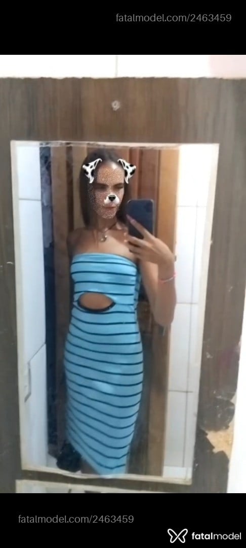 Acompanhante mulher trans com cabelo castanho de olhos pretos em Marabá - Kauanny