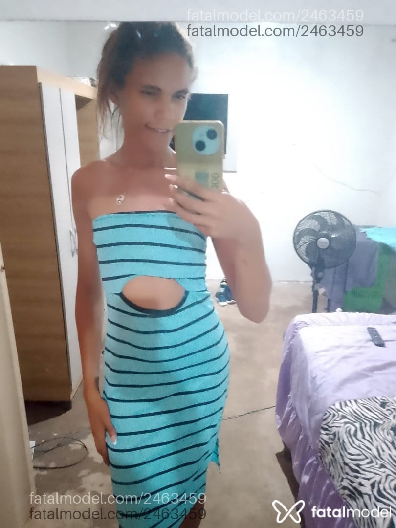 Acompanhante mulher trans com cabelo castanho de olhos pretos em Marabá - Kauanny